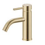 Simple Cylindrical Single Handle Basin Faucet