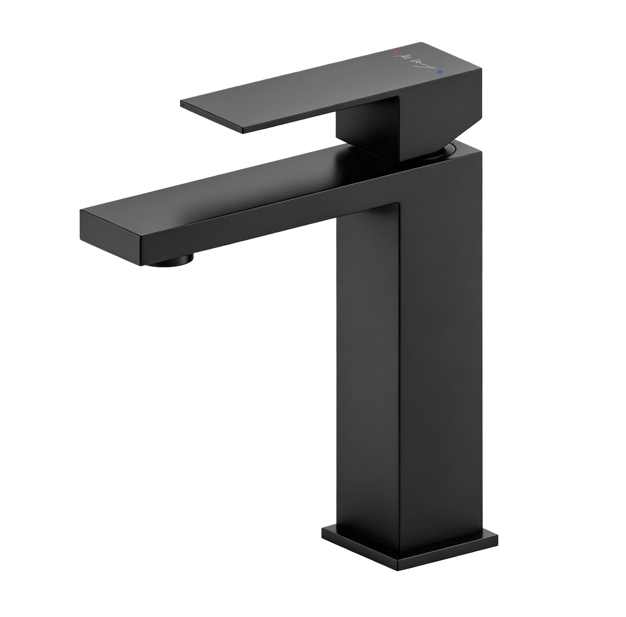 Minimalist Square Bathroom Washbasin Faucet