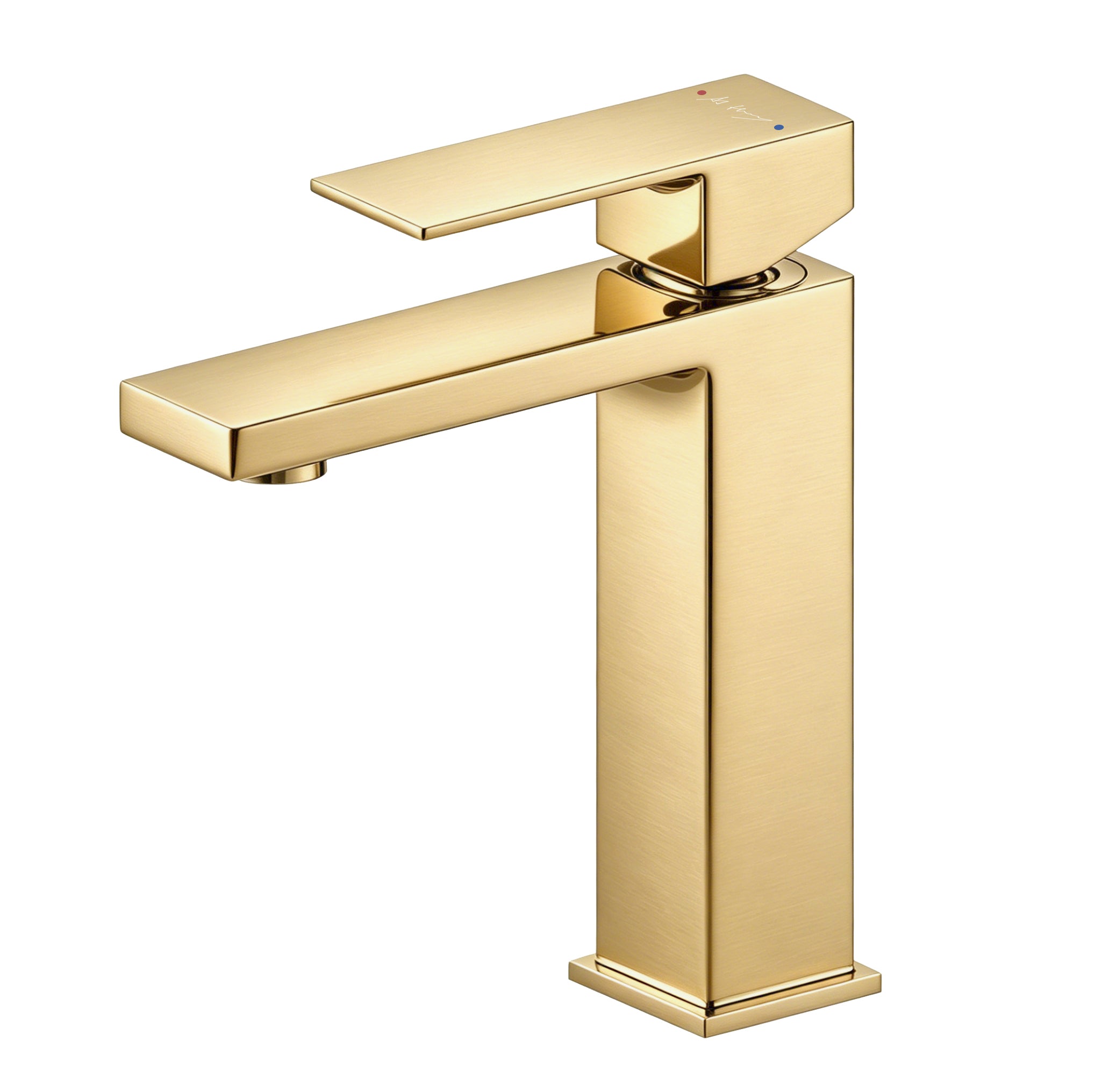 Minimalist Square Bathroom Washbasin Faucet