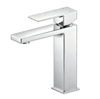 Minimalist Square Bathroom Washbasin Faucet