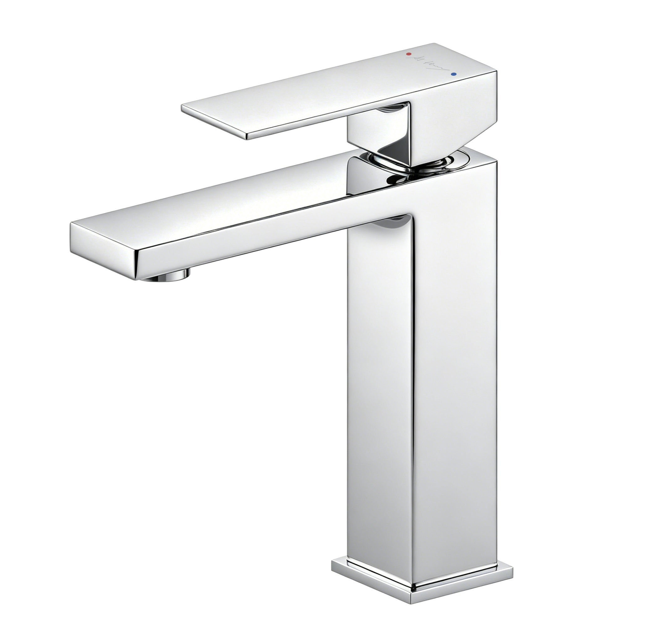 Minimalist Square Bathroom Washbasin Faucet