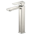 Tall Square Hot and Cold Water Basin Faucet