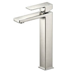 Tall Square Hot and Cold Water Basin Faucet