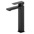Tall Square Hot and Cold Water Basin Faucet