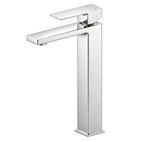 Tall Square Hot and Cold Water Basin Faucet