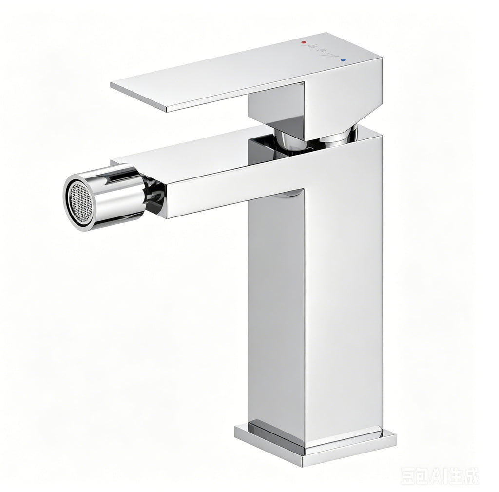 Square Tall Bathroom Washbasin Faucet with Aerator