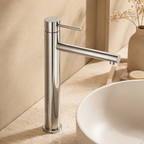 Extended Spout Cylindrical Basin Faucet