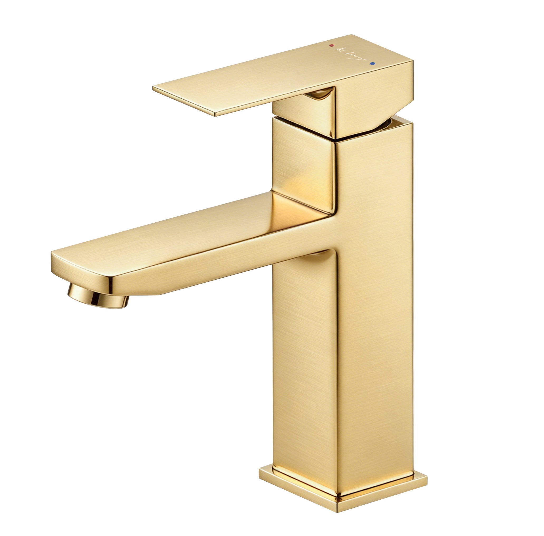 Classic Square Hot and Cold Water Basin Faucet