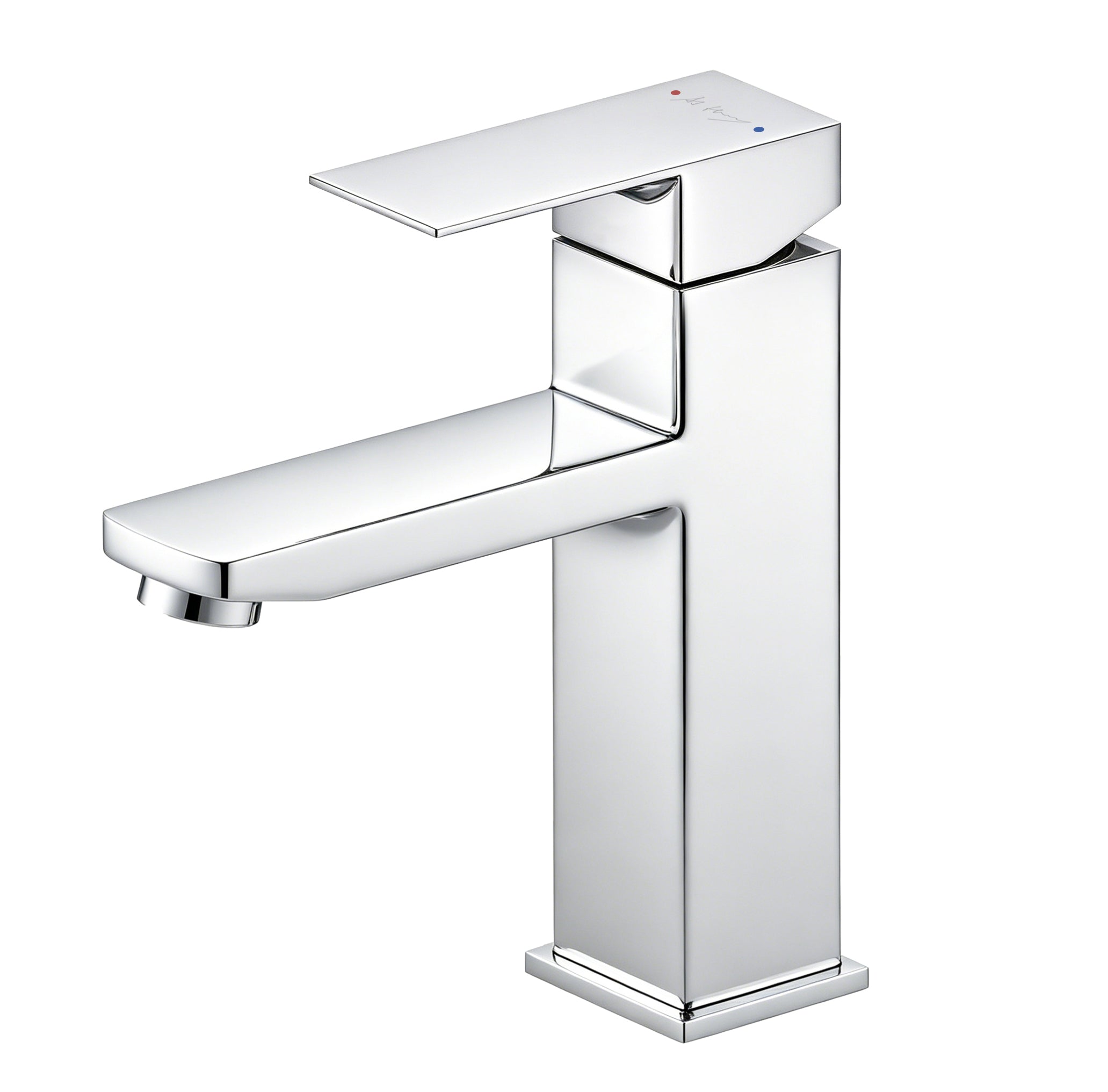 Classic Square Hot and Cold Water Basin Faucet