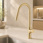 304 Stainless Steel Pull-Out Kitchen Faucet