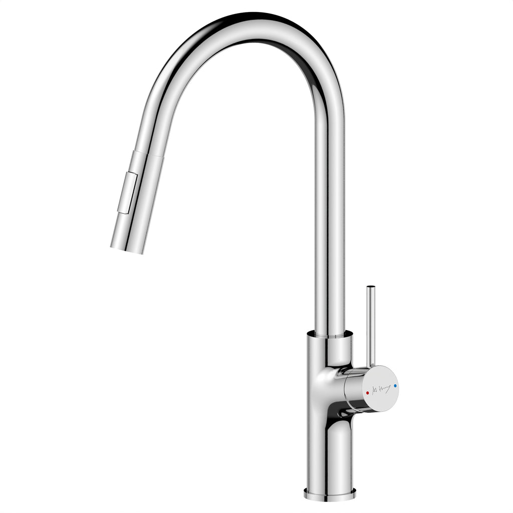 304 Stainless Steel Pull-Out Kitchen Faucet