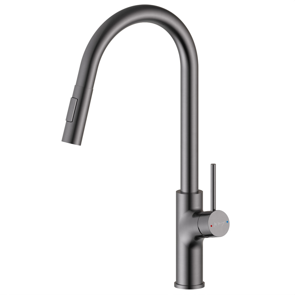 304 Stainless Steel Pull-Out Kitchen Faucet