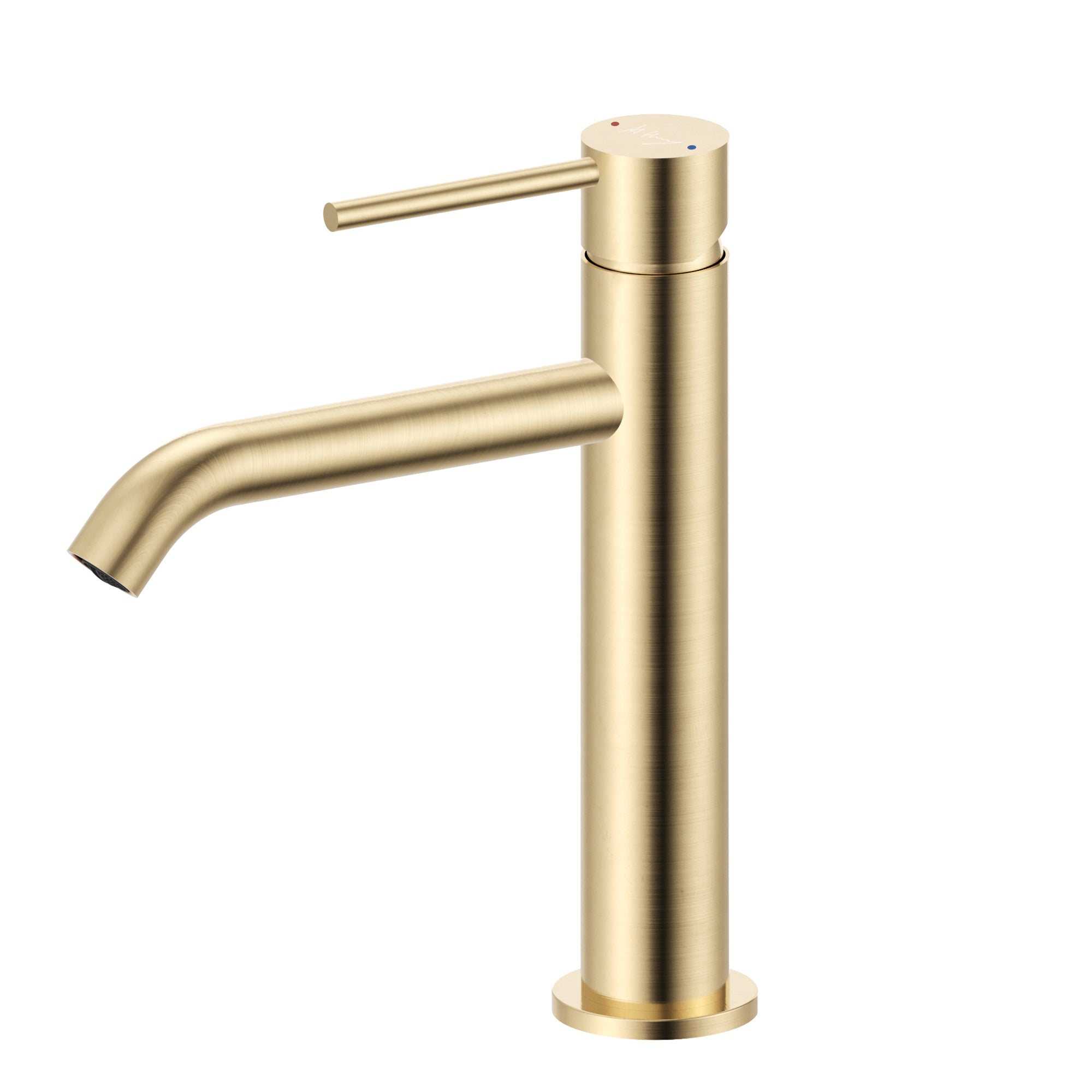 Simple Tall Cylindrical Basin Faucet