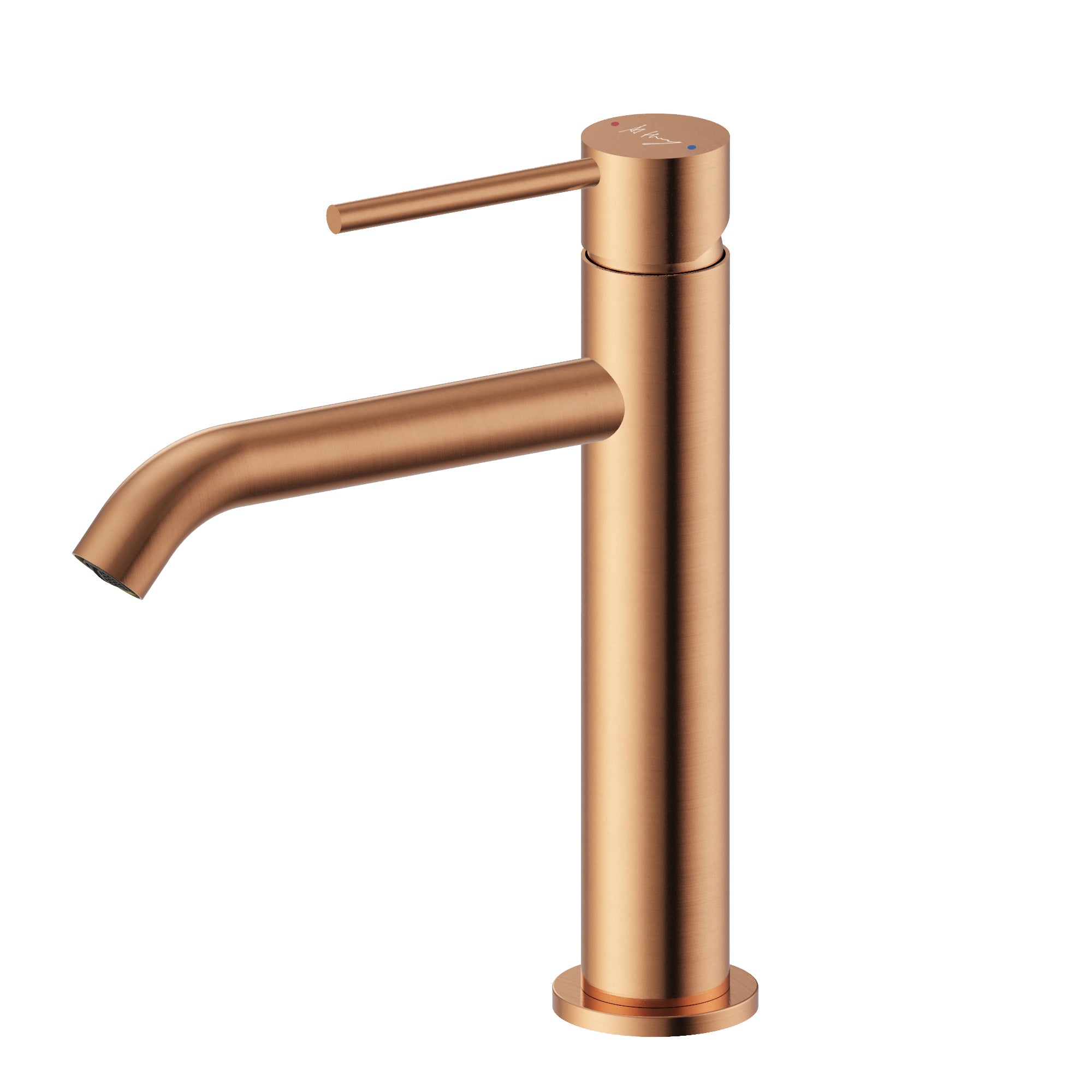 Simple Tall Cylindrical Basin Faucet