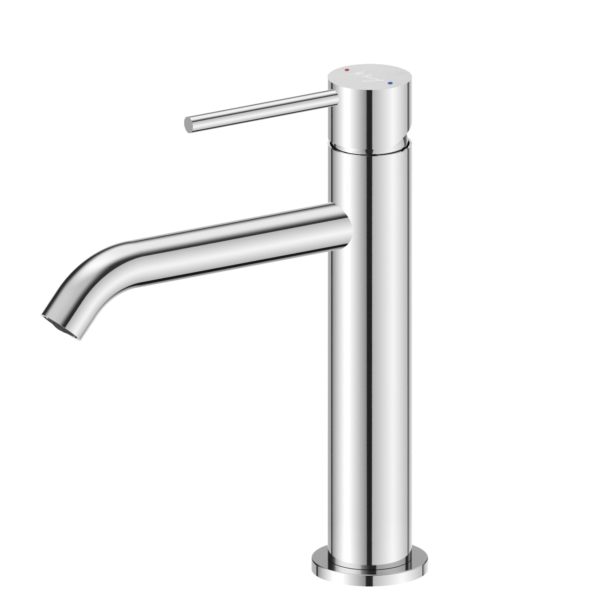 Simple Tall Cylindrical Basin Faucet