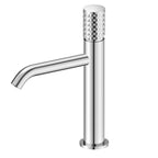 Bathroom Diamond Pattern Tall Cylindrical Basin Faucet