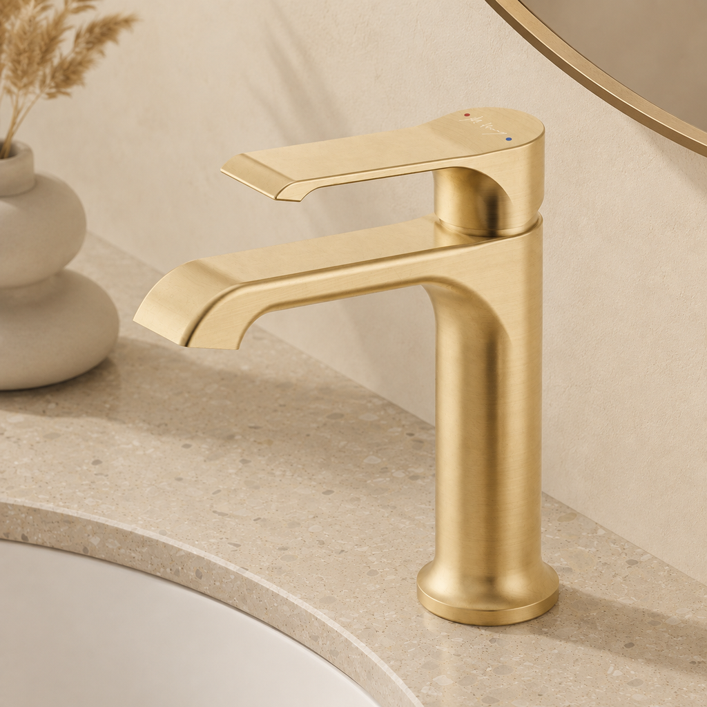 Classic Simple Flat Handle Basin Faucet