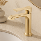 Classic Simple Flat Handle Basin Faucet