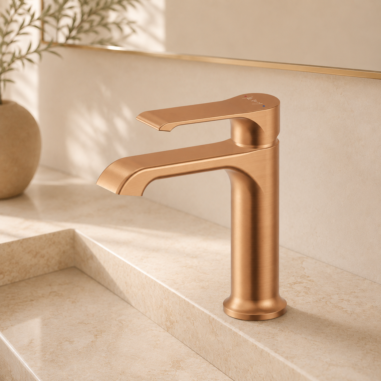 Classic Simple Flat Handle Basin Faucet