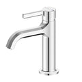 Simple Straight Handle Cylindrical Basin Faucet