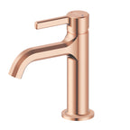 Simple Straight Handle Cylindrical Basin Faucet