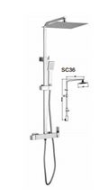 SC36C-Rain Shower Head with Handheld Combo, Dual Shower System