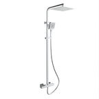 Square Exposed Thermostatic Shower Set