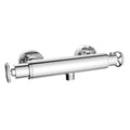 Wall-mounted exposed thermostatic shower faucet