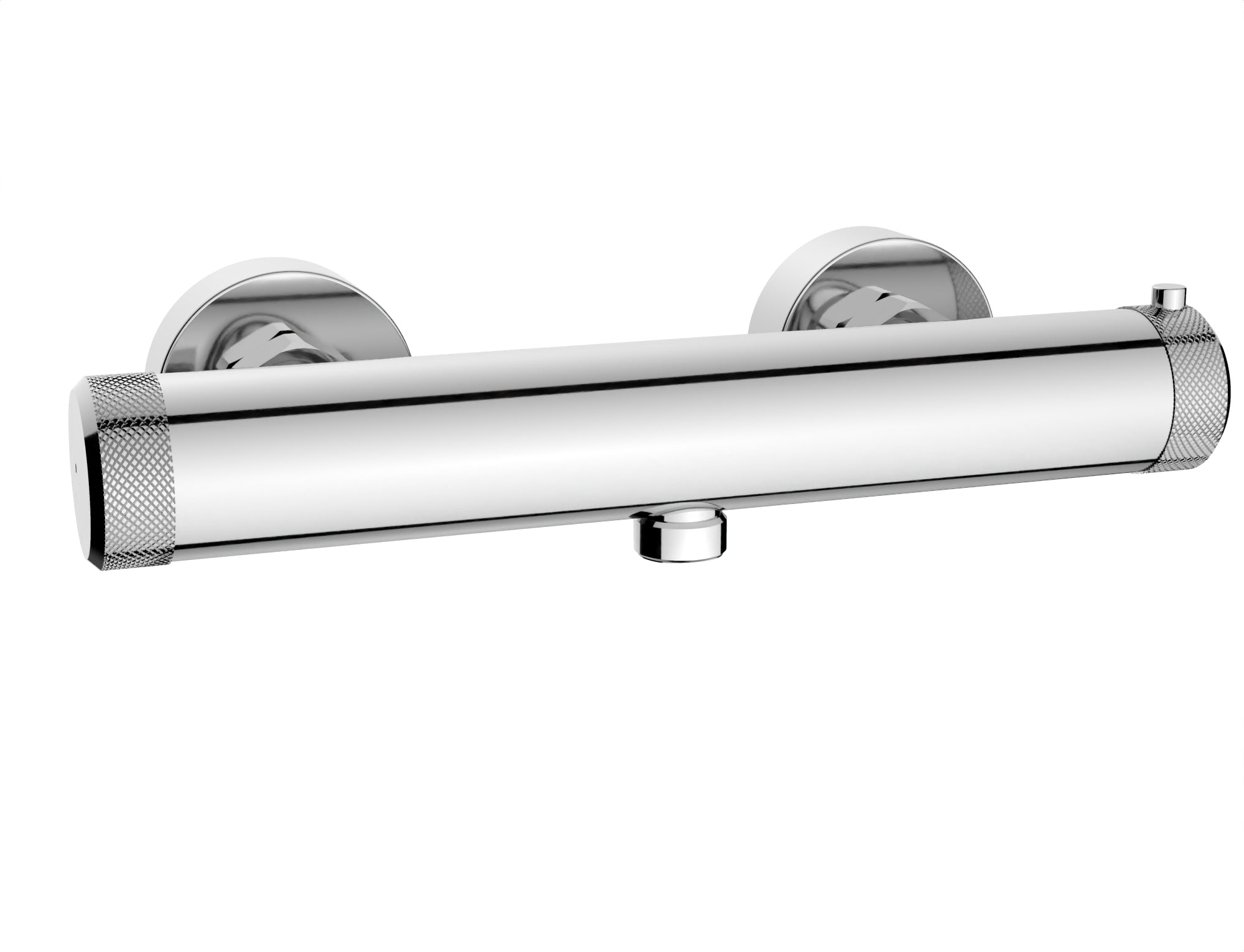 Bathroom thermostatic shower faucet with spout